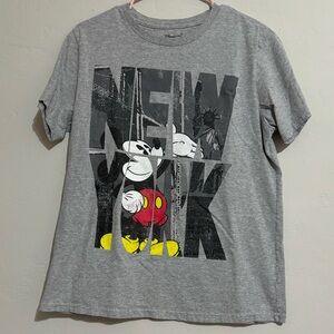 Disney Store Mickey Mouse Grey/Gray T-shirt (S)